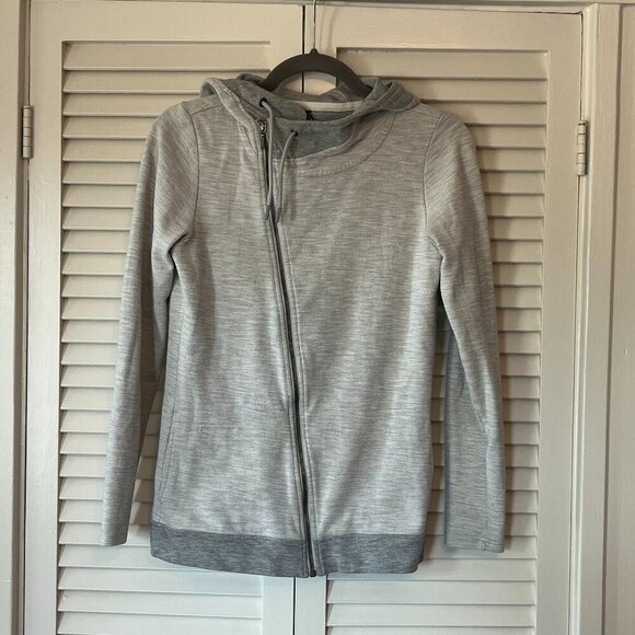 Kuhl hooded Arva sweatshirt full zip grey women's small - Picture 2 of 13